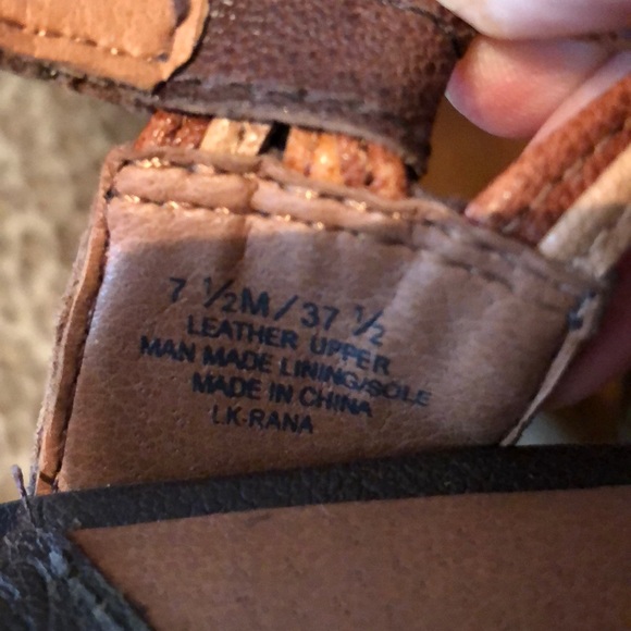 ☘️Authentic Lucky Brand 7.5 Wedge Sandals 👡 - Picture 5 of 8